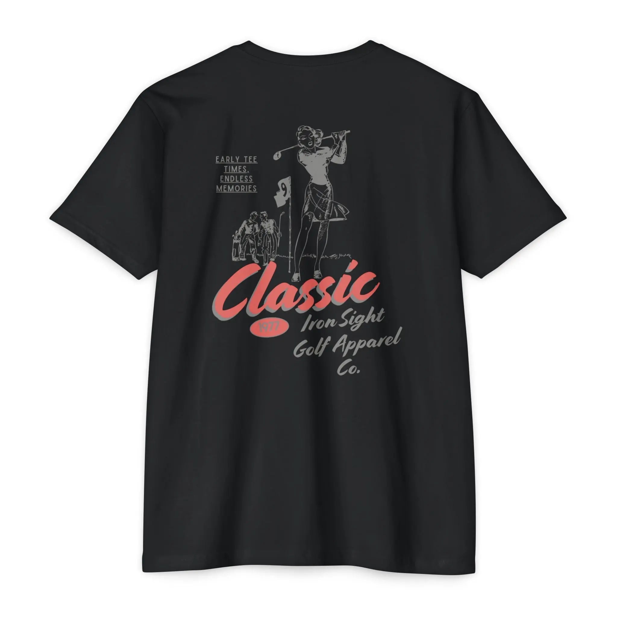 1977 Iron Sight Golf Tee — Vintage Golf T-Shirt