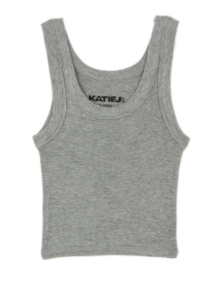 Katie J - Heather Grey Tank Top