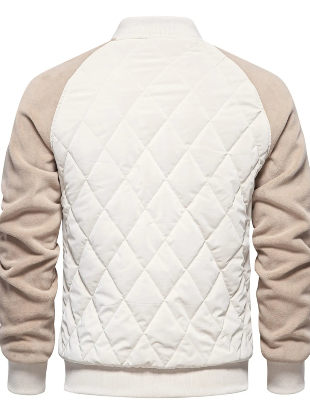 Quilted Snap Down Long Sleeve Jacket