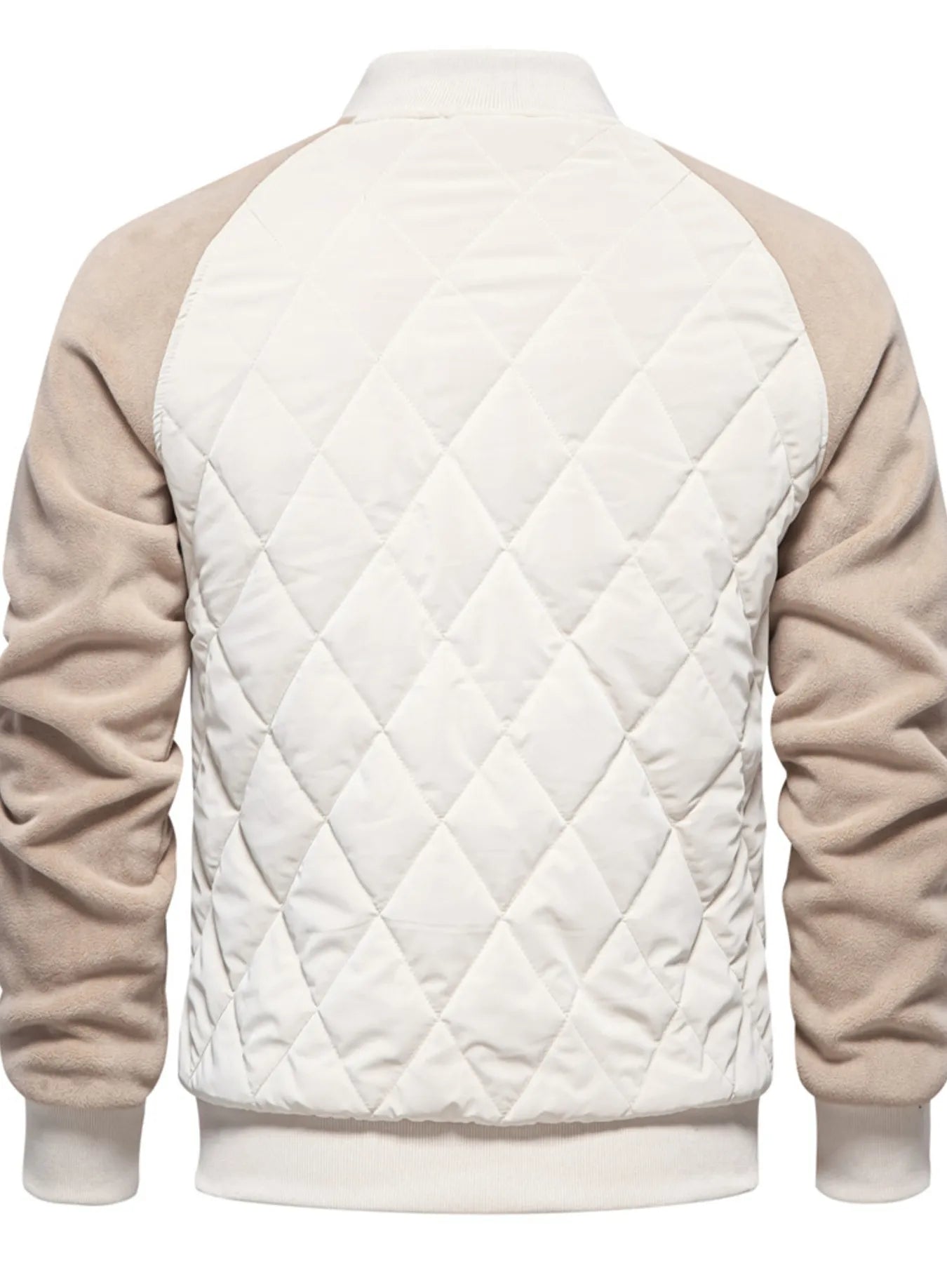 Quilted Snap Down Long Sleeve Jacket