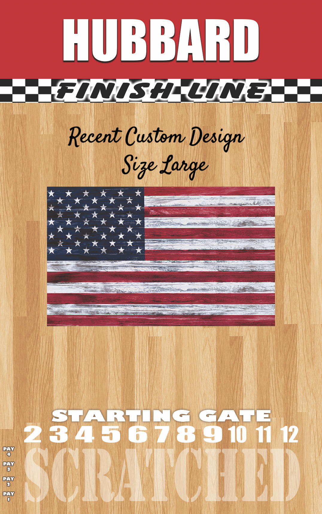 The Horse Race Game Plain or Custom Theme