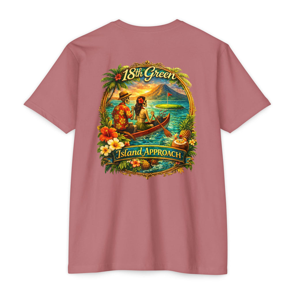 Hawaiian 18th Green Golf Tee T-Shirt — Island Rowing Couple Design