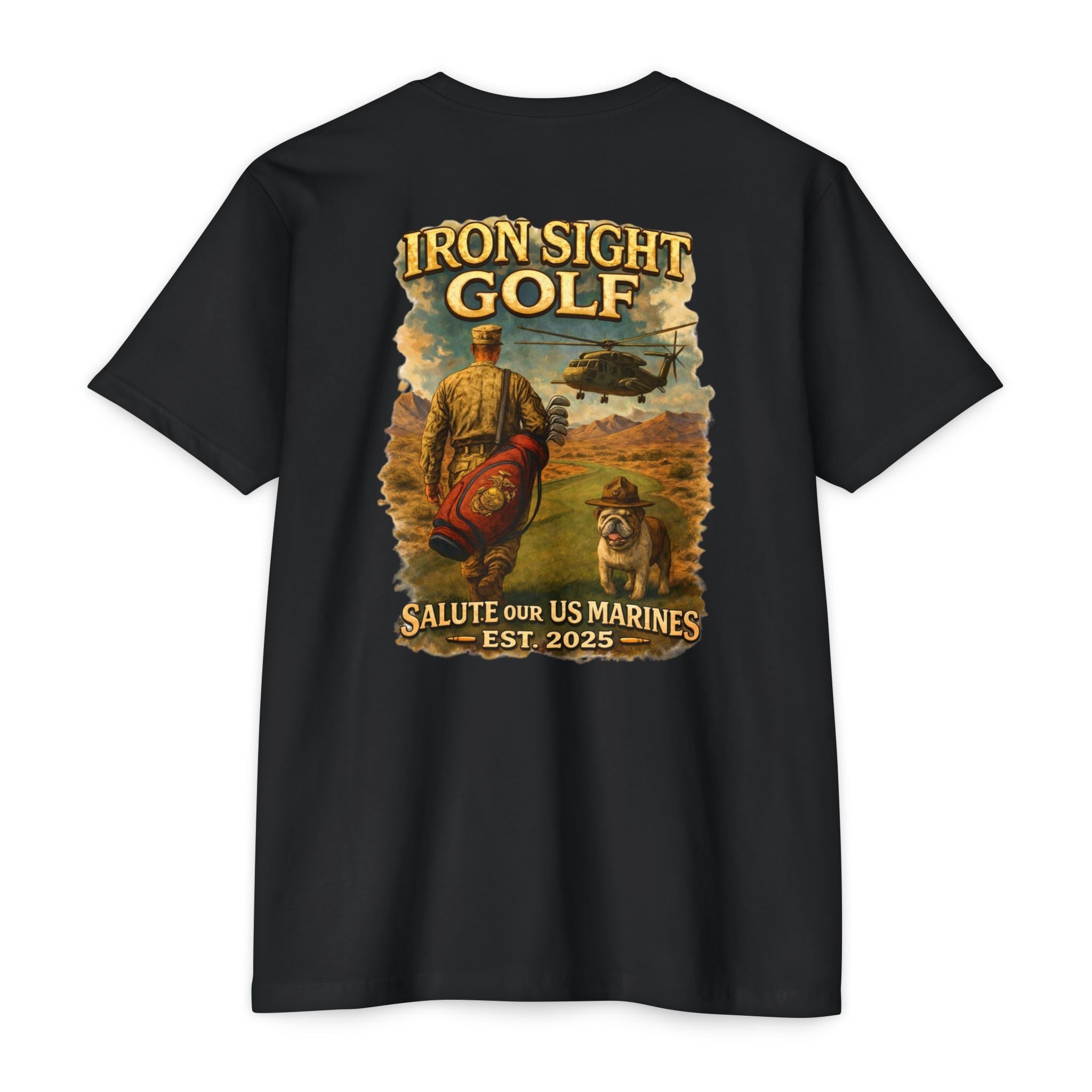 U.S. Marine Salute to Service Golf Shirt