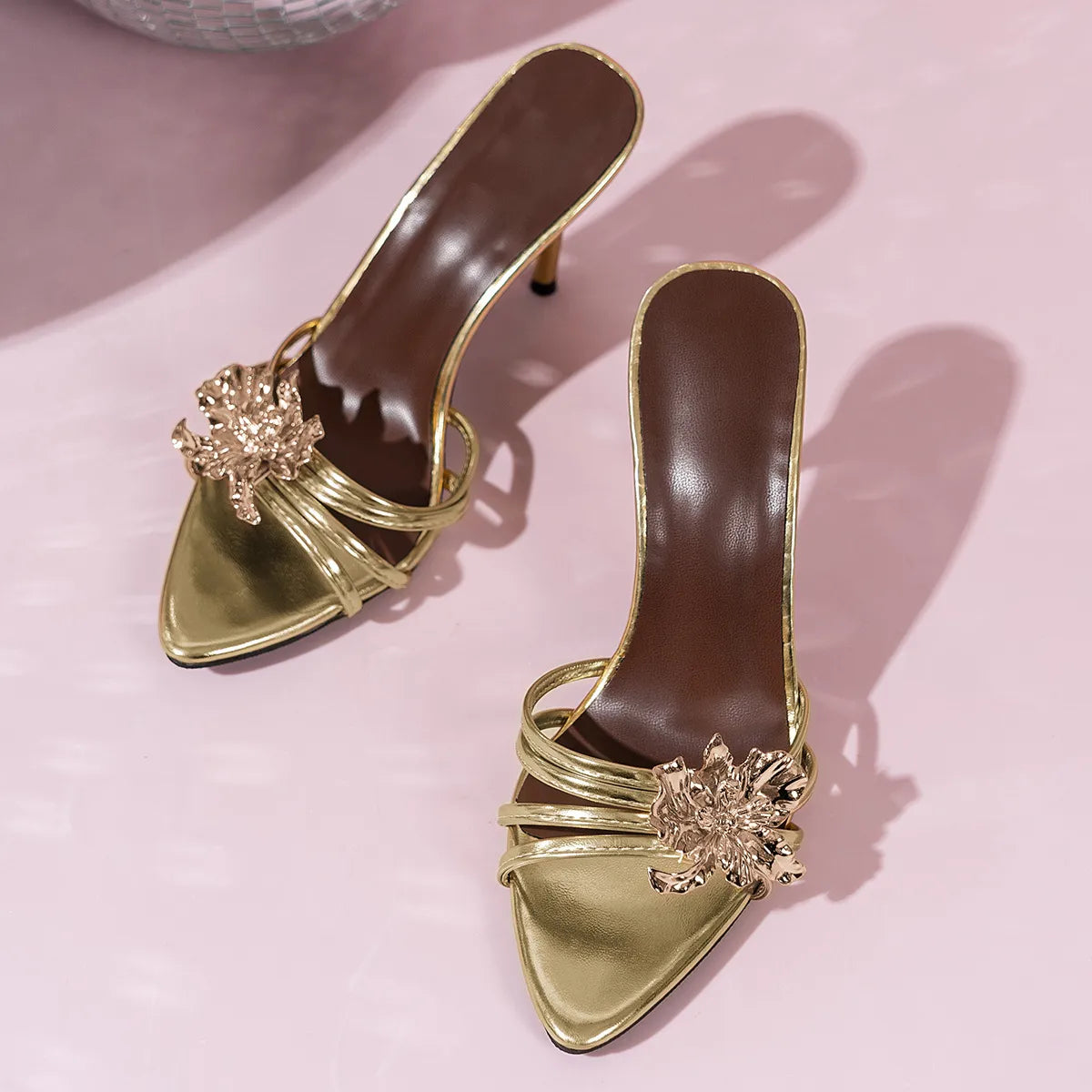 Open Toe Stiletto Sandals