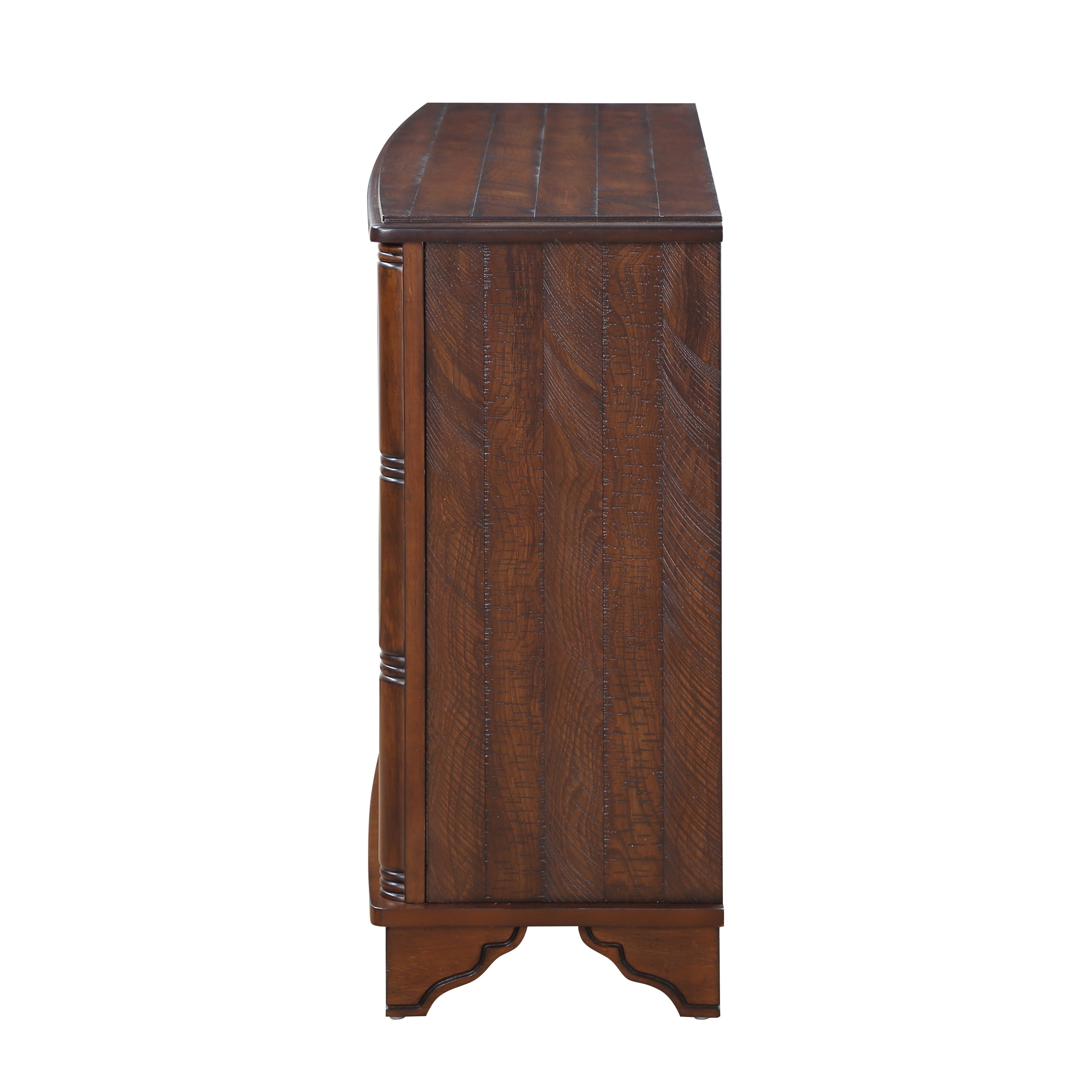 40"  Console Table with Storage Shelf, Retro Entryway Table with Adjustable Storage Shelf, Sofa Couch Table for Hallway, Entry Way, Living Room, Foyer, Light Espresso
