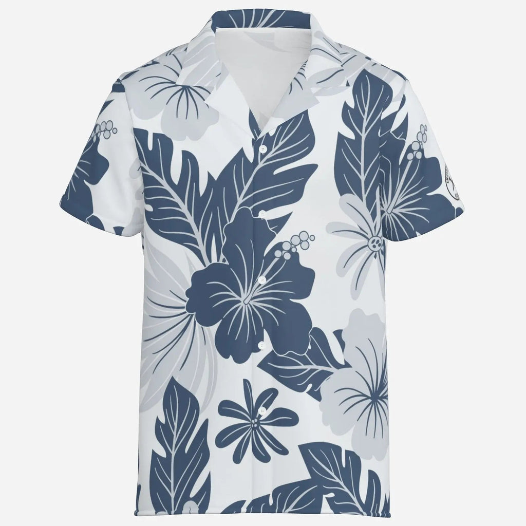 Iron Sight Button Up Hawaiian Tropical Golf Shirt