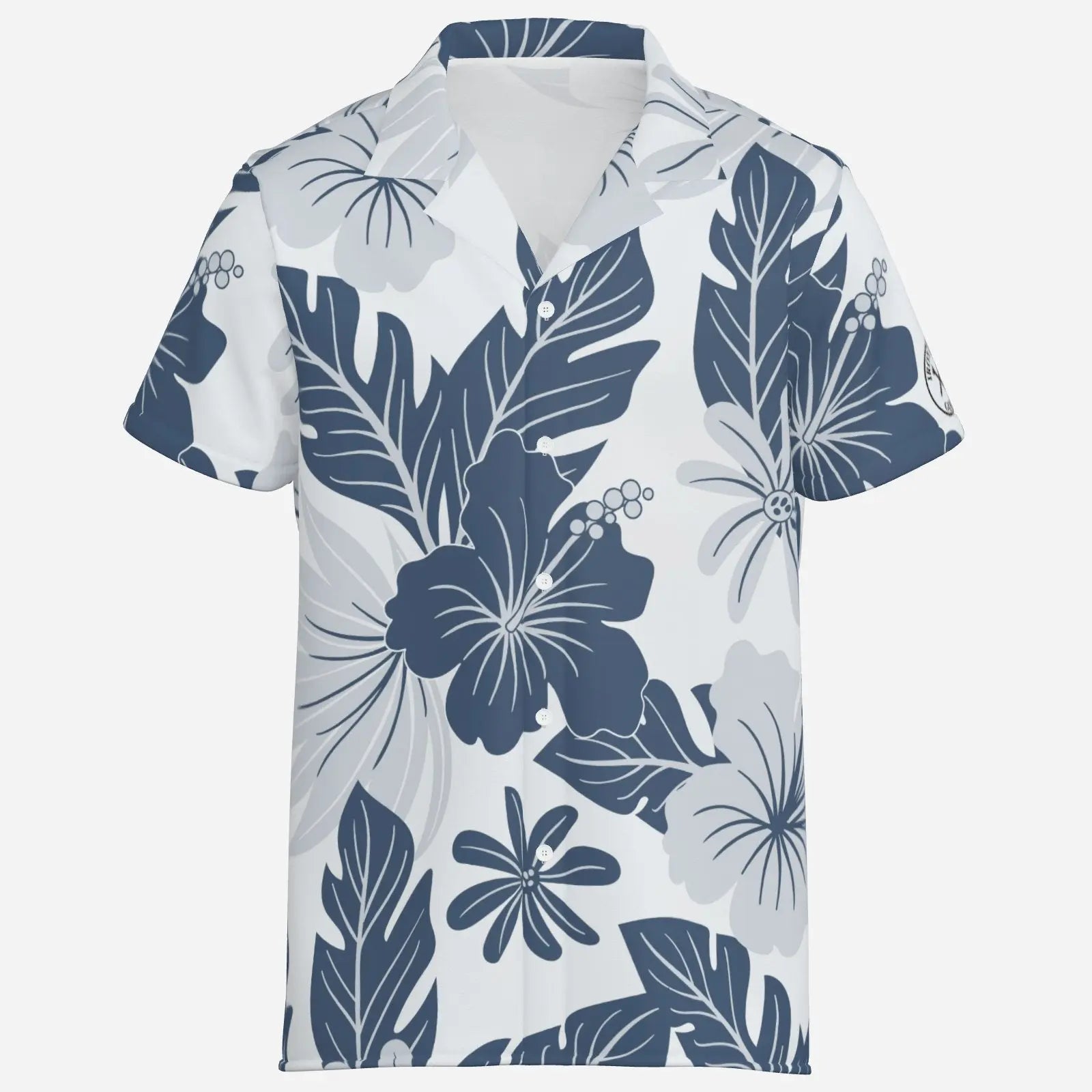 Iron Sight Button Up Hawaiian Tropical Golf Shirt