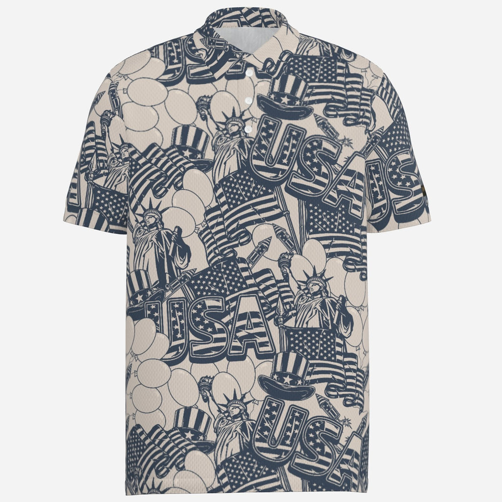 USA Freedom Performance Golf Polo
