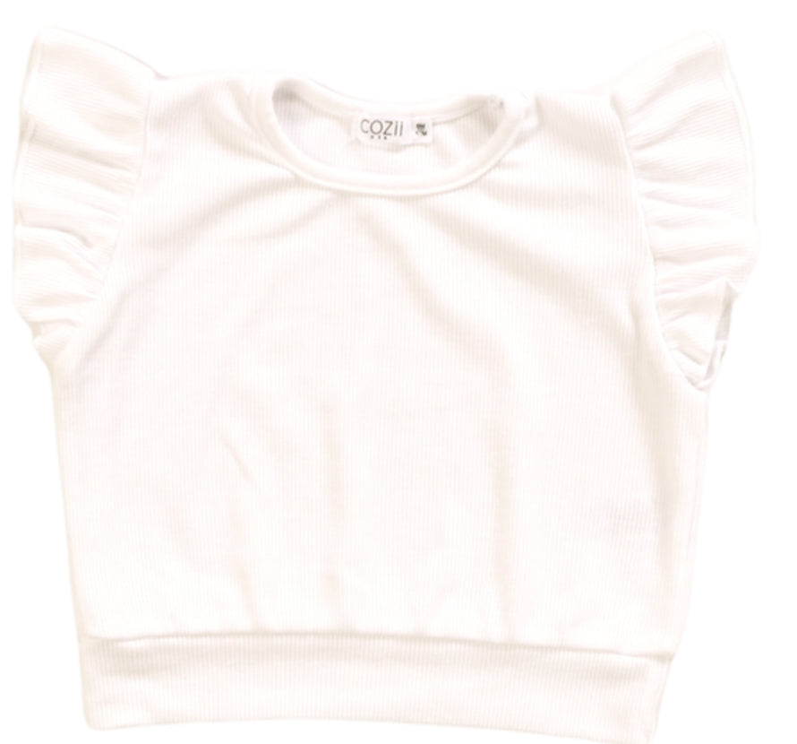 Cozii ruffle top and leggings set