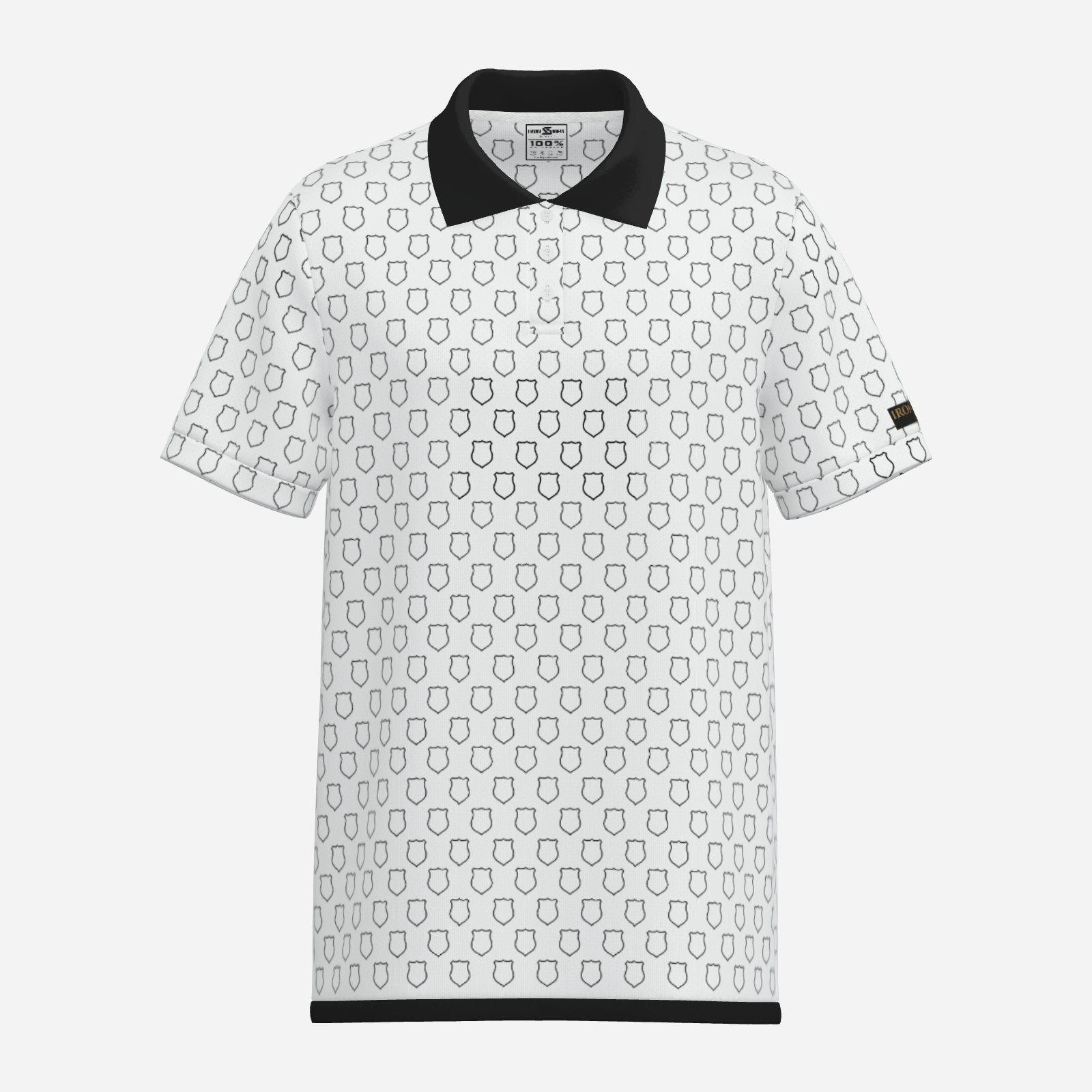 Back the Badge Performance Golf Polo - White