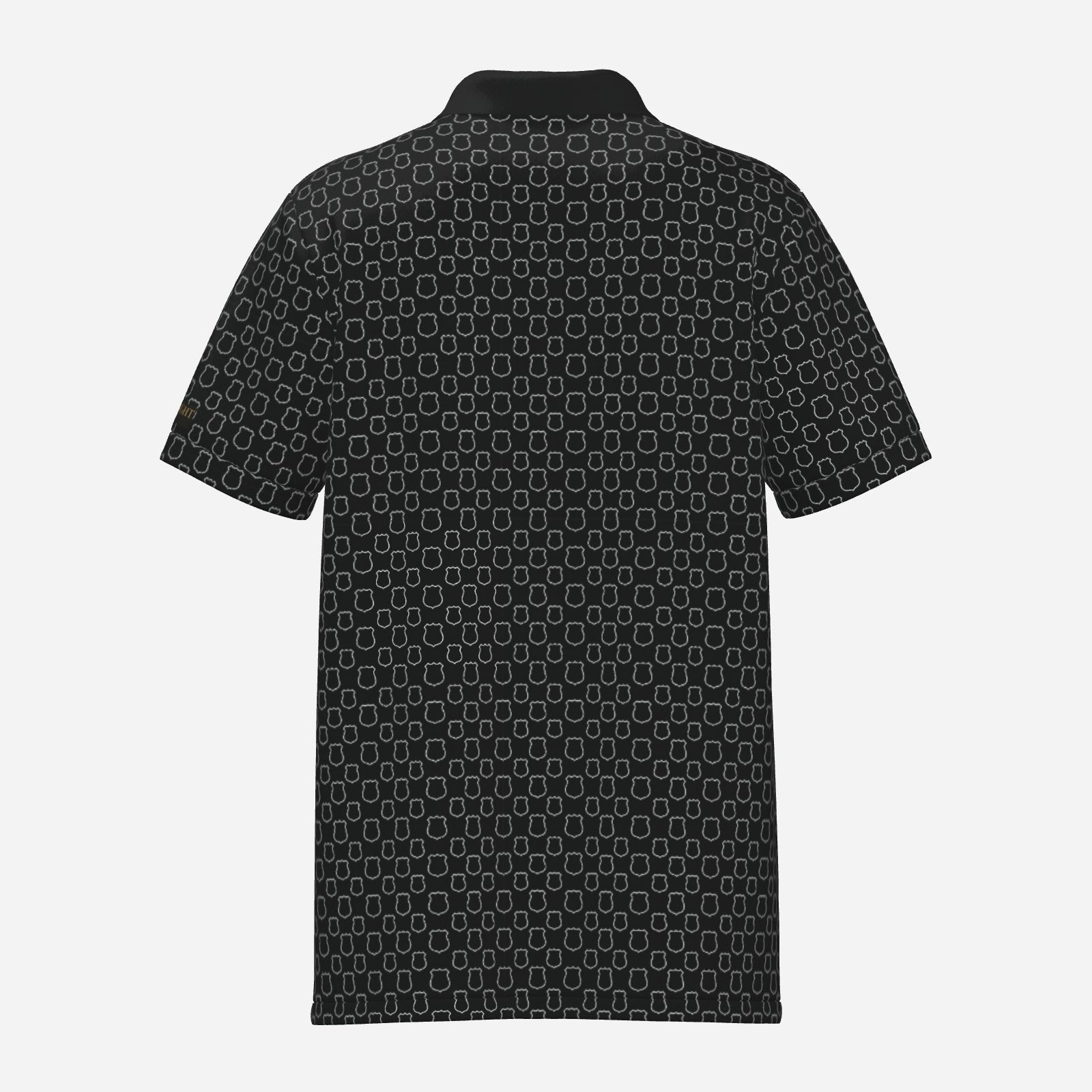 Back the Badge Performance Golf Polo - Black