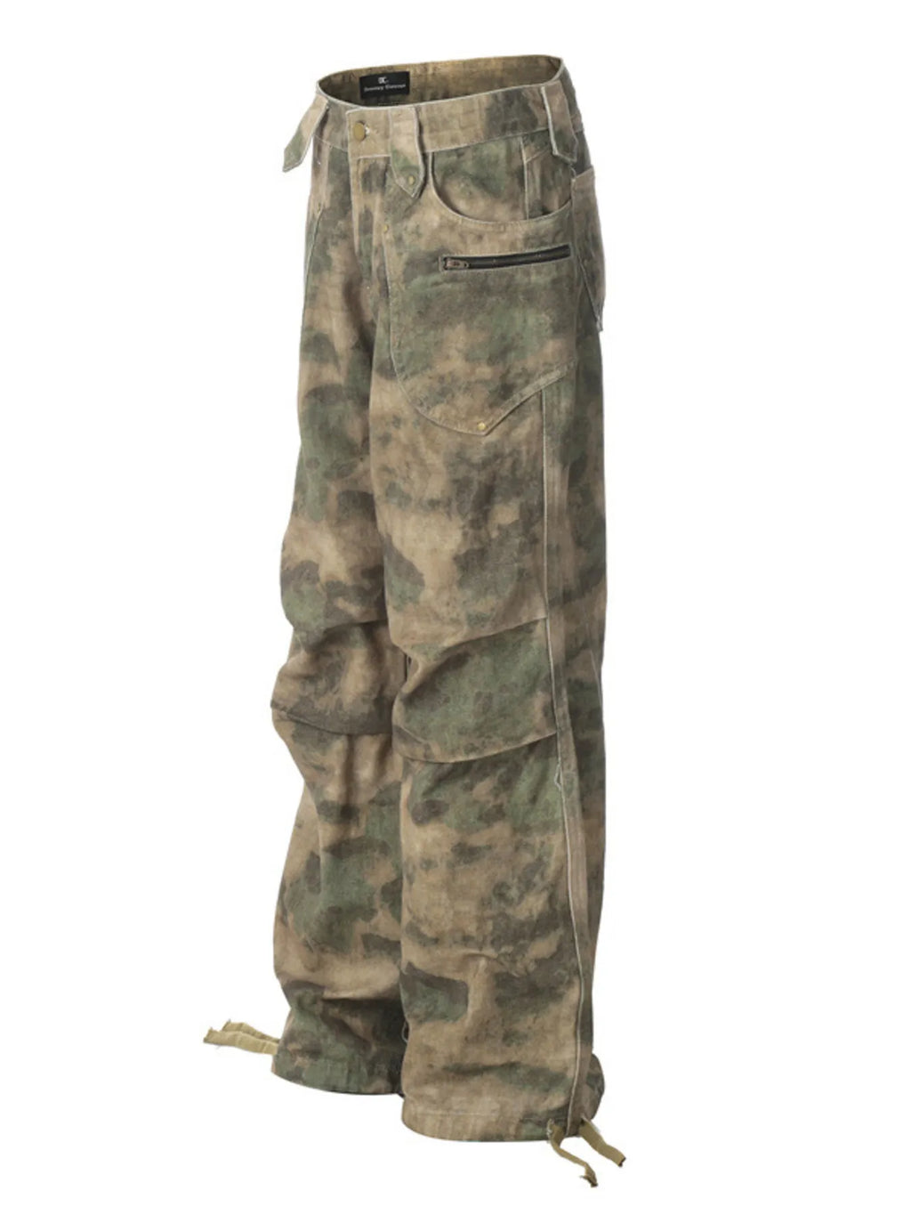 Camouflage Wide Leg Pants