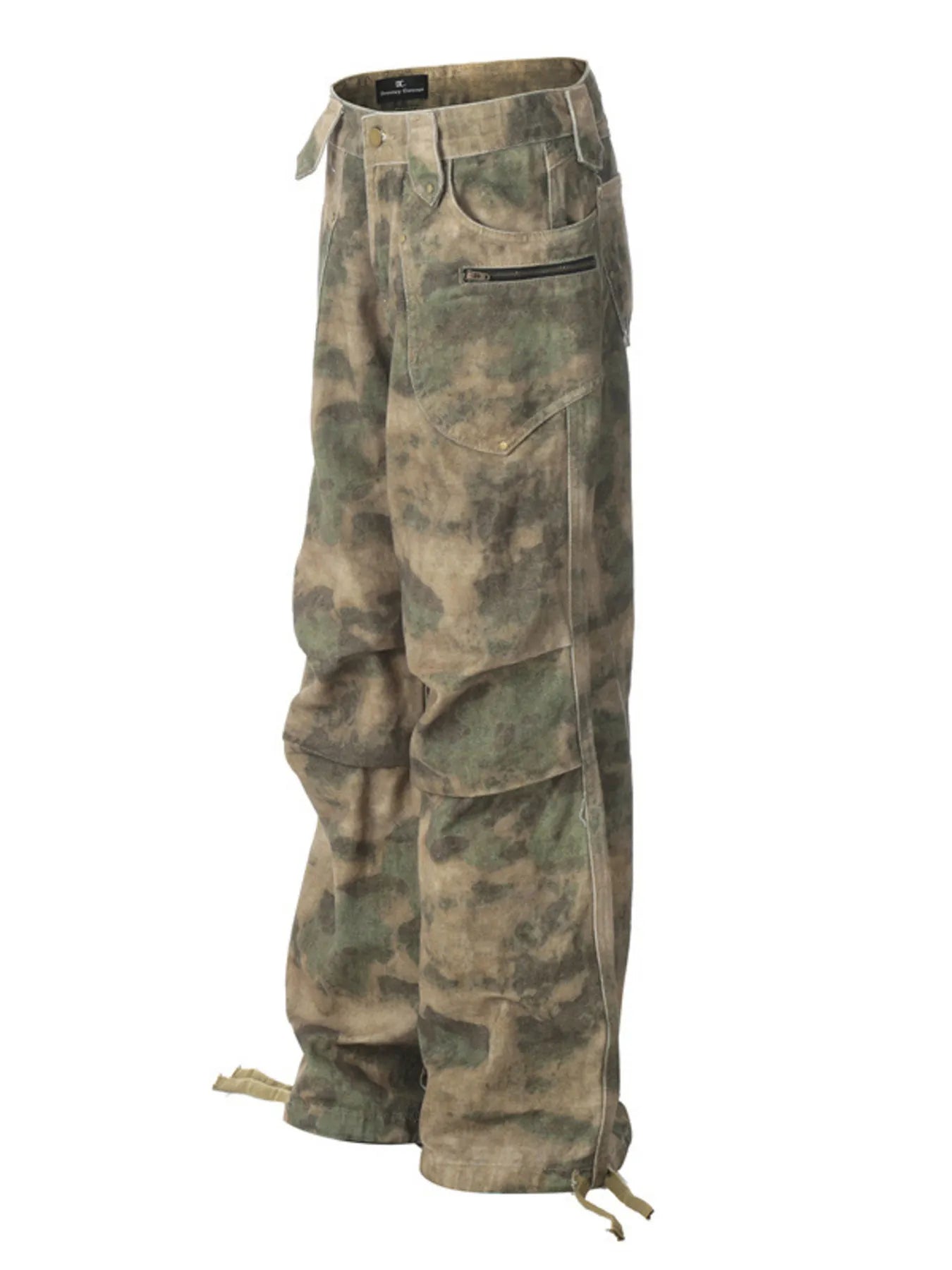 Camouflage Wide Leg Pants