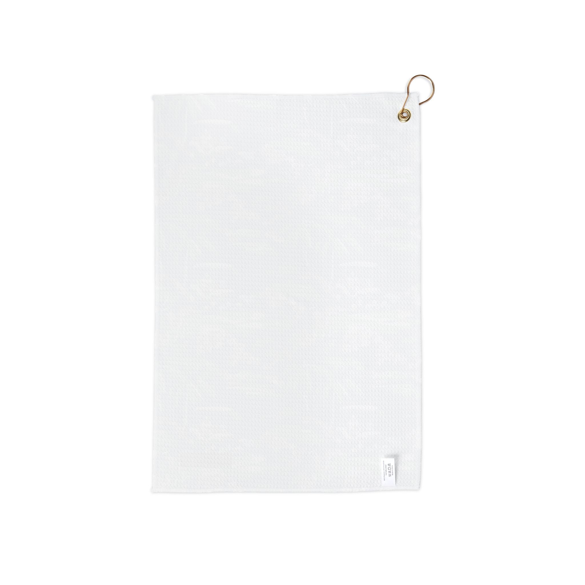 Tropical Golf Towel — Hawaiian Golf Cart Pattern Microfiber Towel