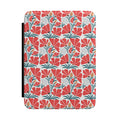 Coral Floral Kindle Paperwhite Case | Retro Botanical E-Reader Cover