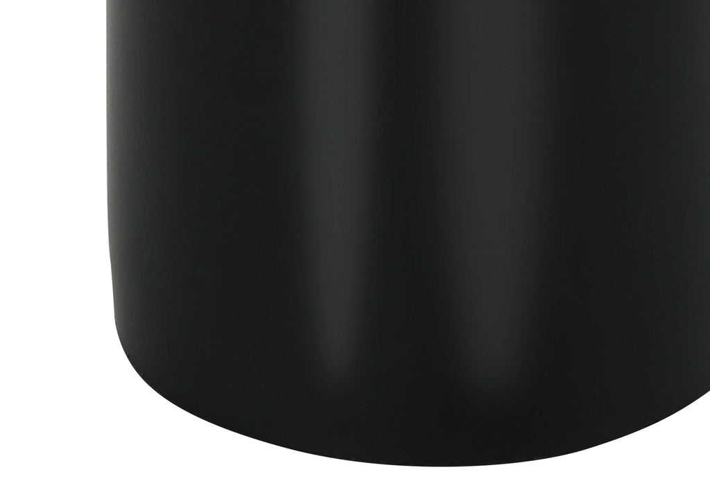 Lighting, 25'h, Table Lamp, Black Concrete, Black Shade, Contemporary