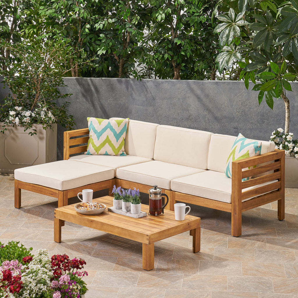 CAMBRIDGE L SHAPE SOFA SET, Beige