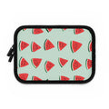 Watermelon Mint Laptop Sleeve | Summer Fruit Tech Cover for Beach Days