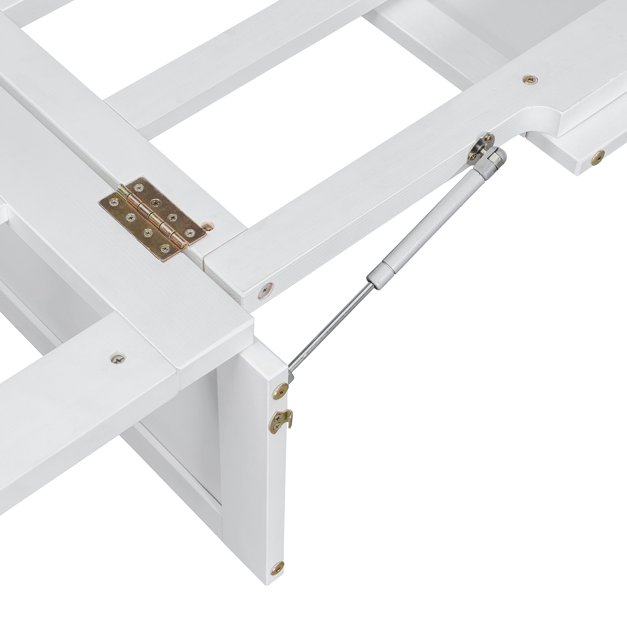 Queen Size Murphy Bed, White