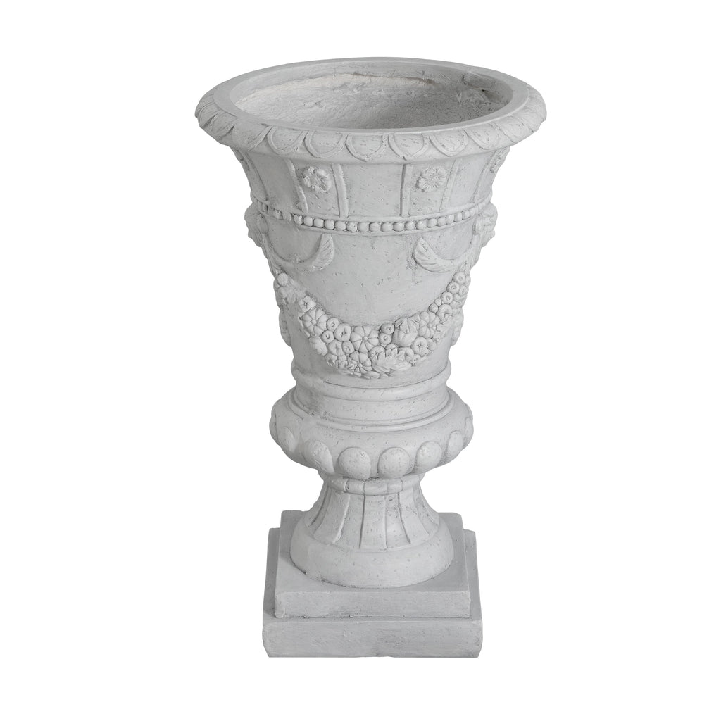MGO Garden Urn, Light Grey, 23.75'' H