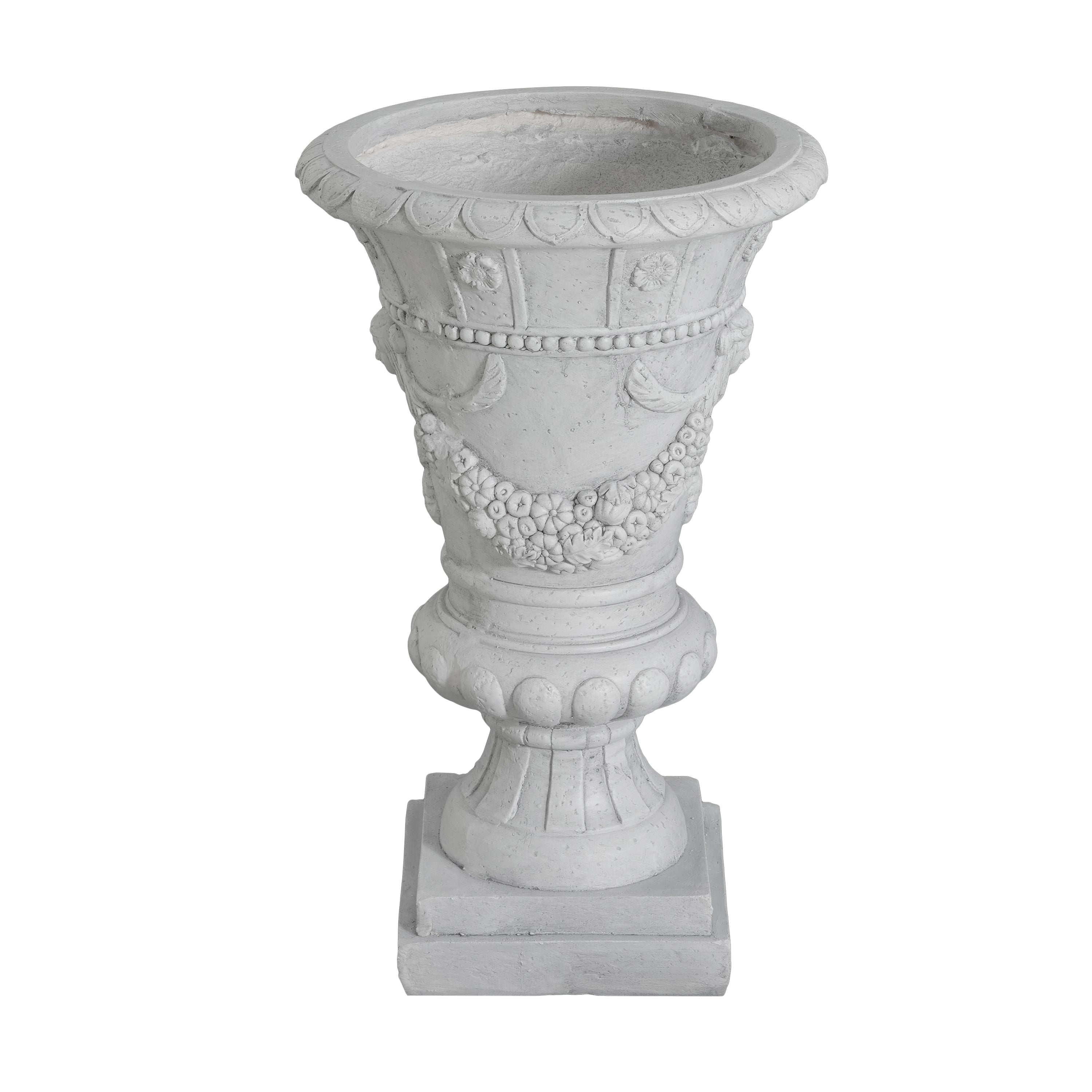 MGO Garden Urn, Light Grey, 23.75'' H