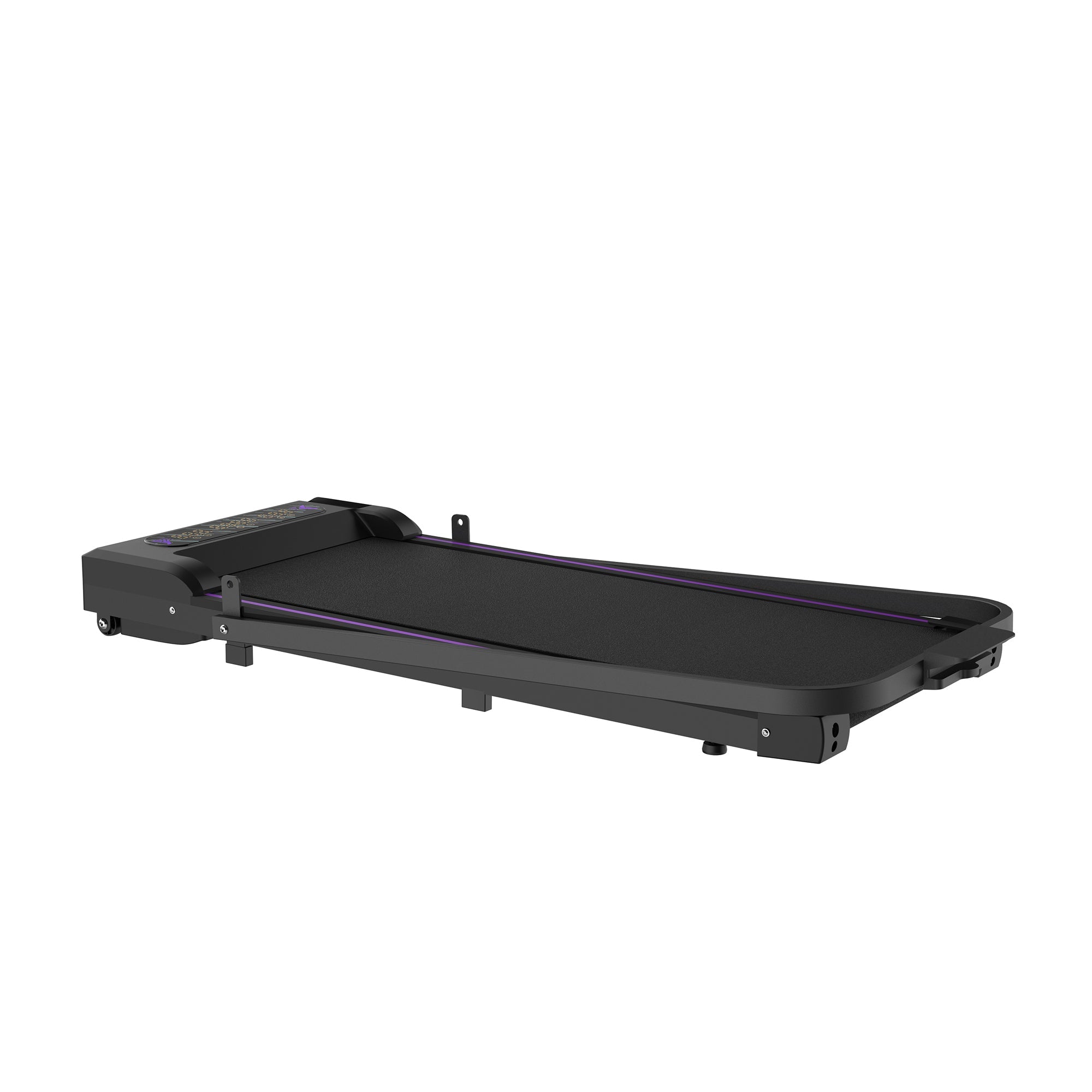 Under Desk Treadmill, Walking Pad, 2 in 1 Portable Treadmill with Handle Remote Control LED Display, Walking Jogging Machine for Home Office Use Black