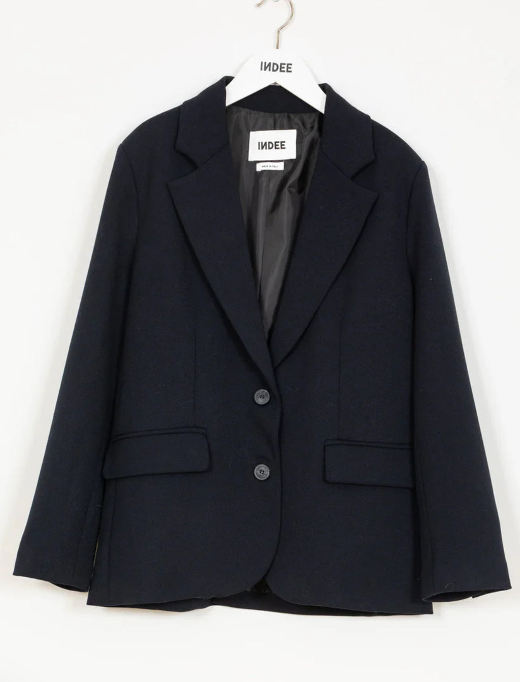 Indee - Single Breasted Blazer Set, Navy