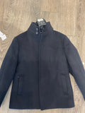 Cloud cloth navy trench coat CT1031