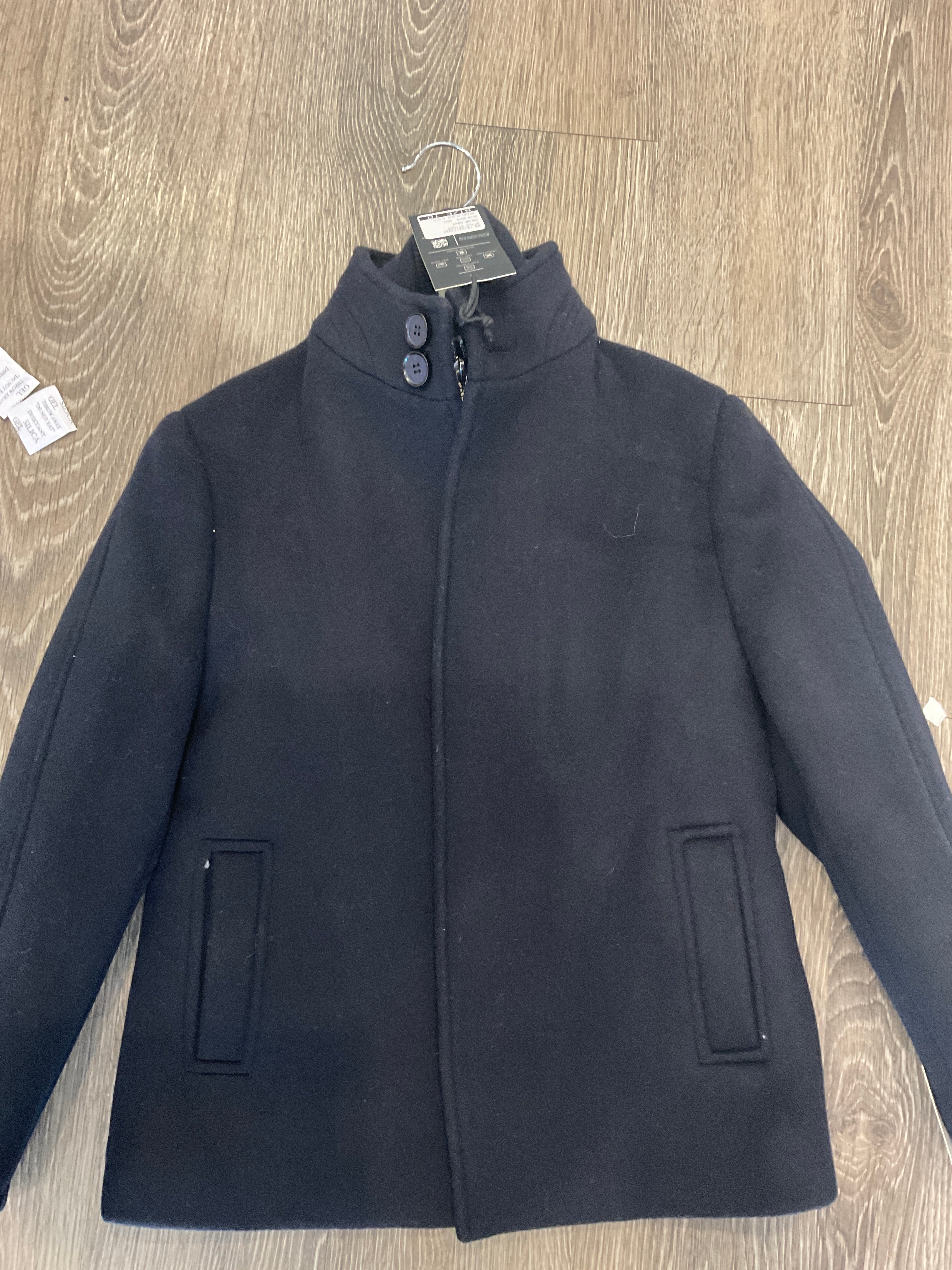 Cloud cloth navy trench coat CT1031