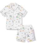 Petite Plume - Kid's Twill Pajama Set in New York! New York!