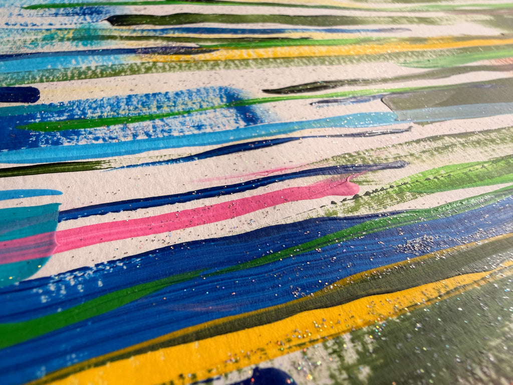 Changing Seasons Abstract Painting 14x17 - Original
