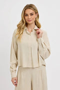 RISEN Button Down Long Sleeve Shirt