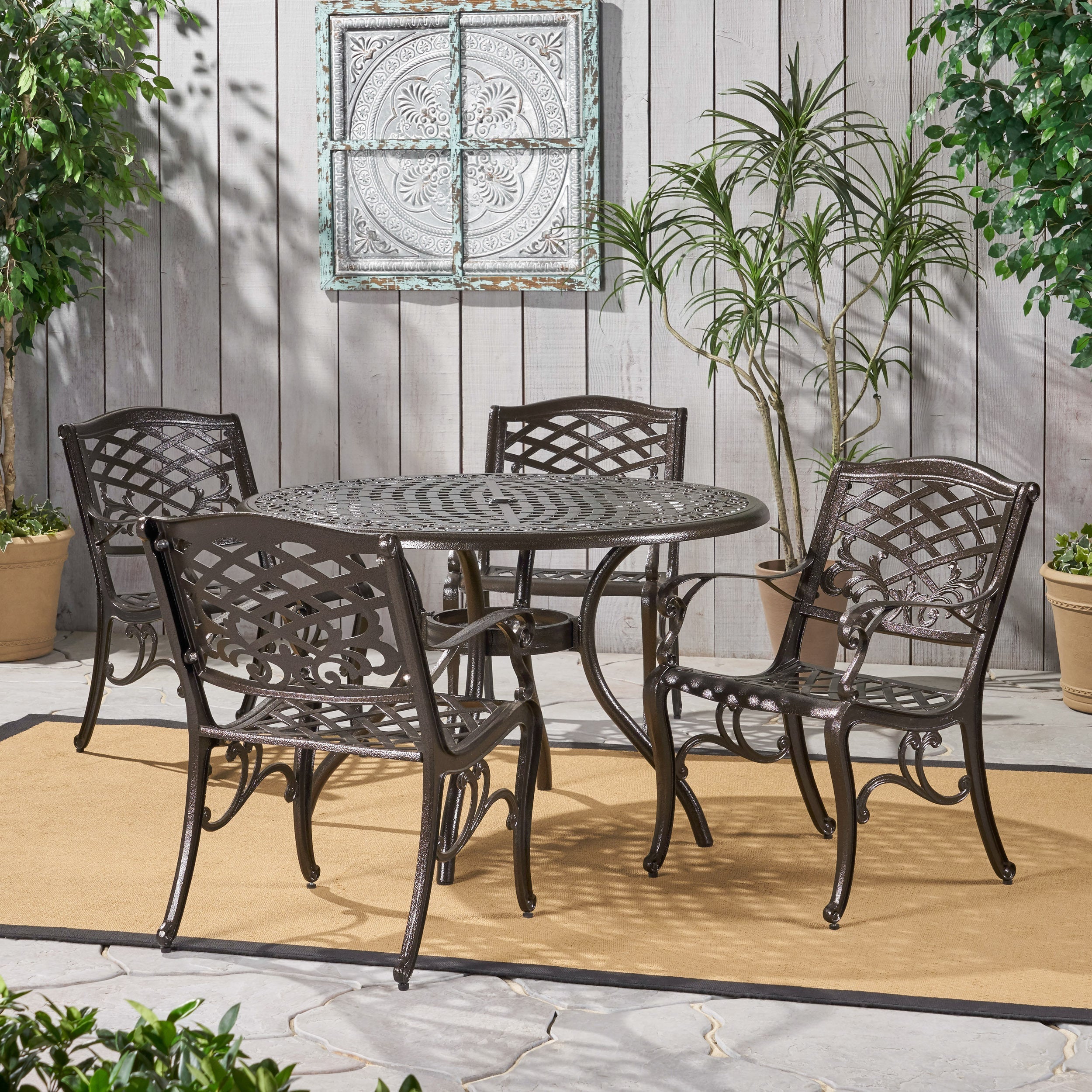 Chachere 5 Piece Dining Set