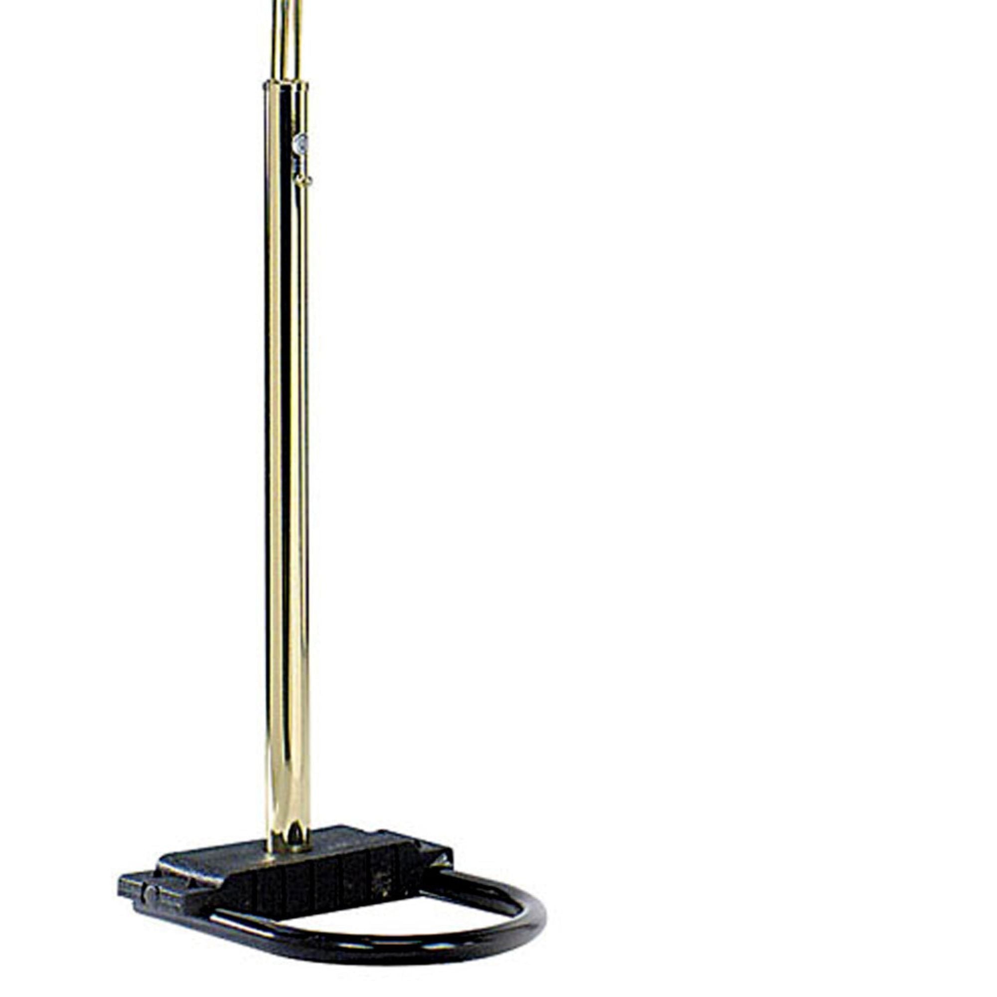 84' Tall Metal Floor Lamp with Polished Brass finish and 5 adjustable Arch Arms