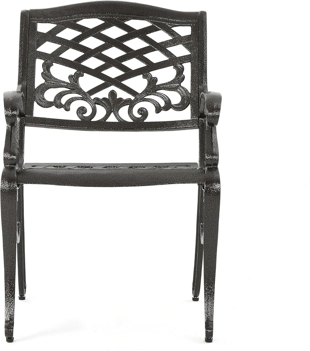 Ravenna 6 - Person Metal Patio Dining Set with Rectangular Table