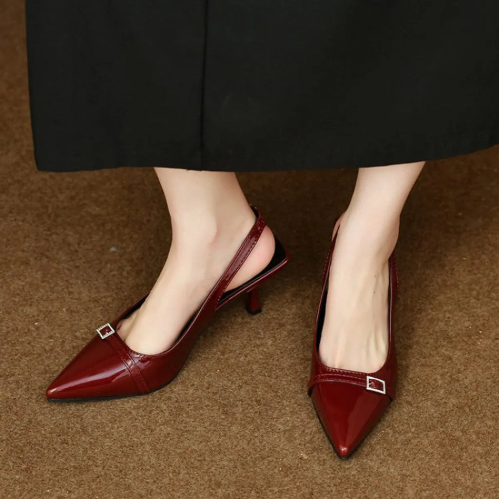 Pointed Toe Slingback Pumps