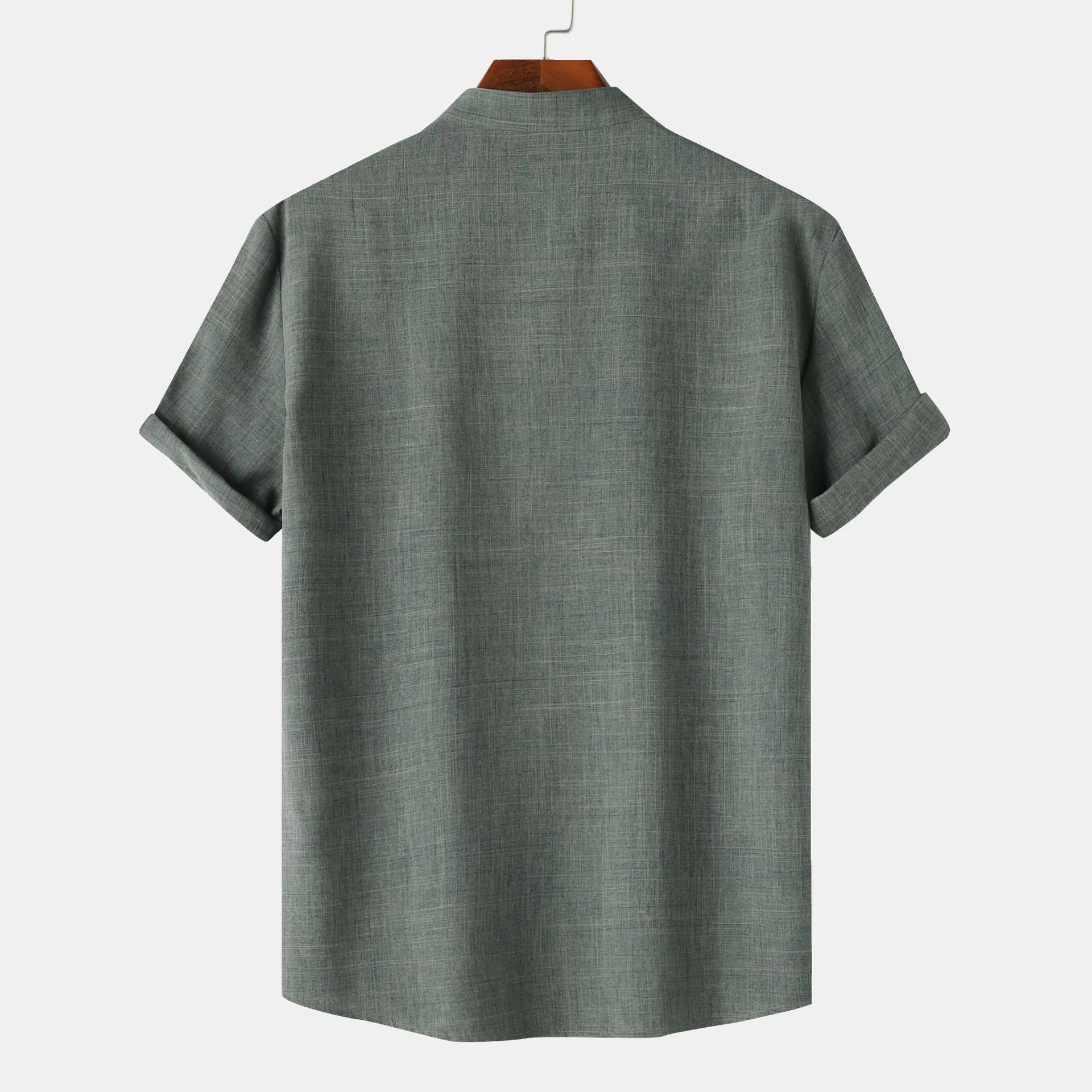 Casual Short Sleeve Henley