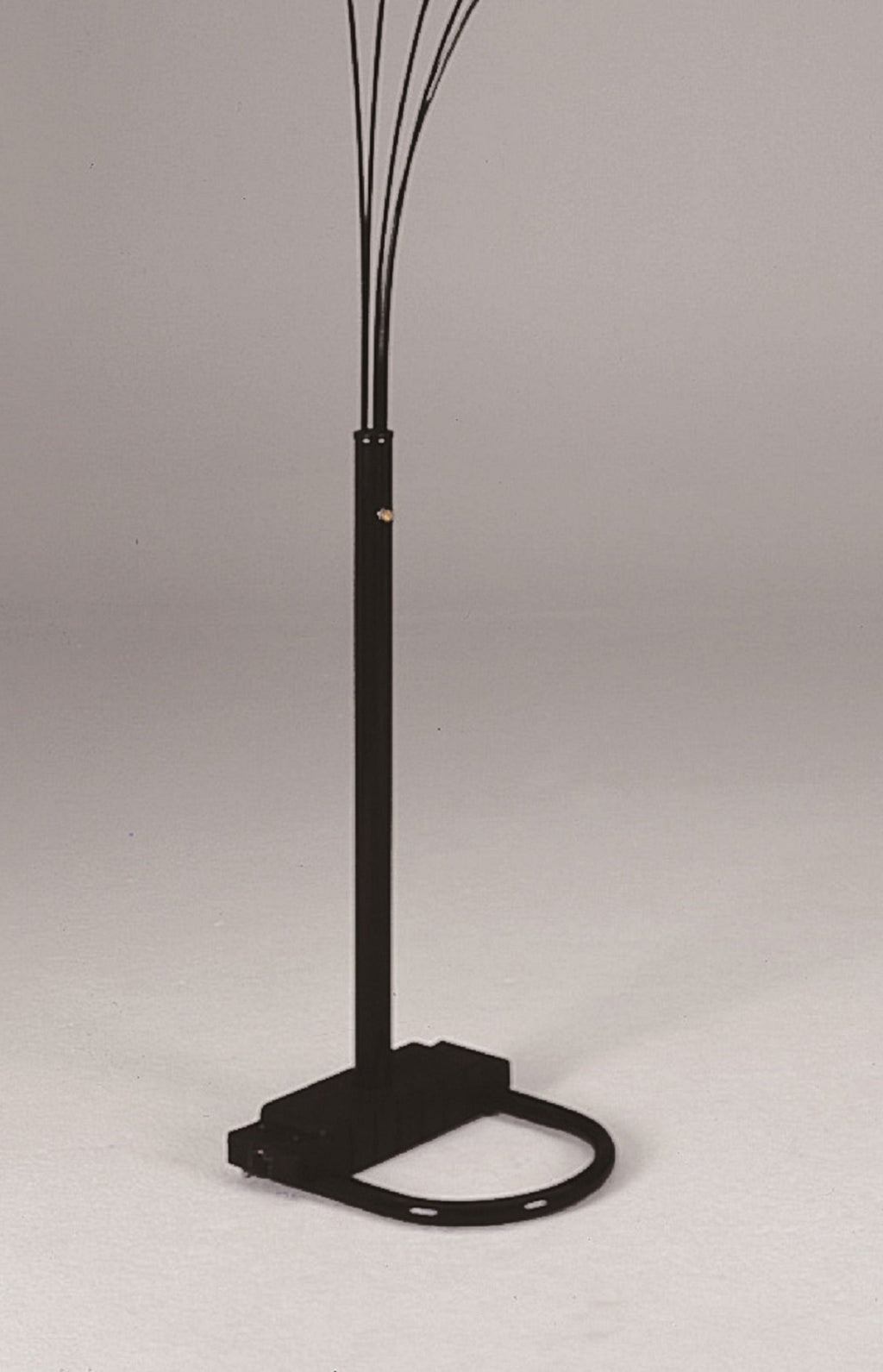 1pc Modern Design Classic Peacock Shade 82' Floor Lamp Black Living Room