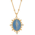 Lady Lourdes Pendant - French Blue