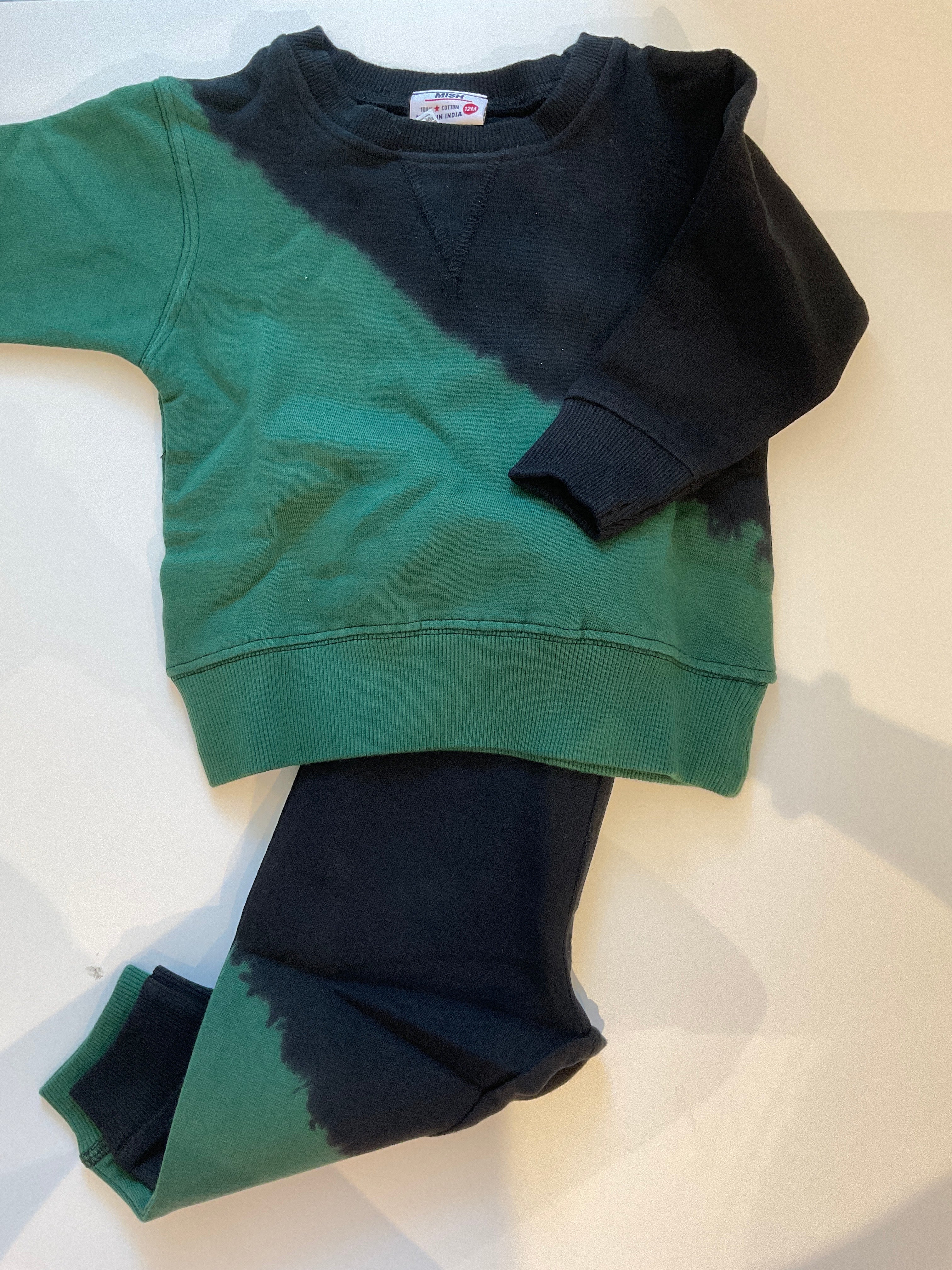 Mishmish - Diagonal Dip Crewneck Set