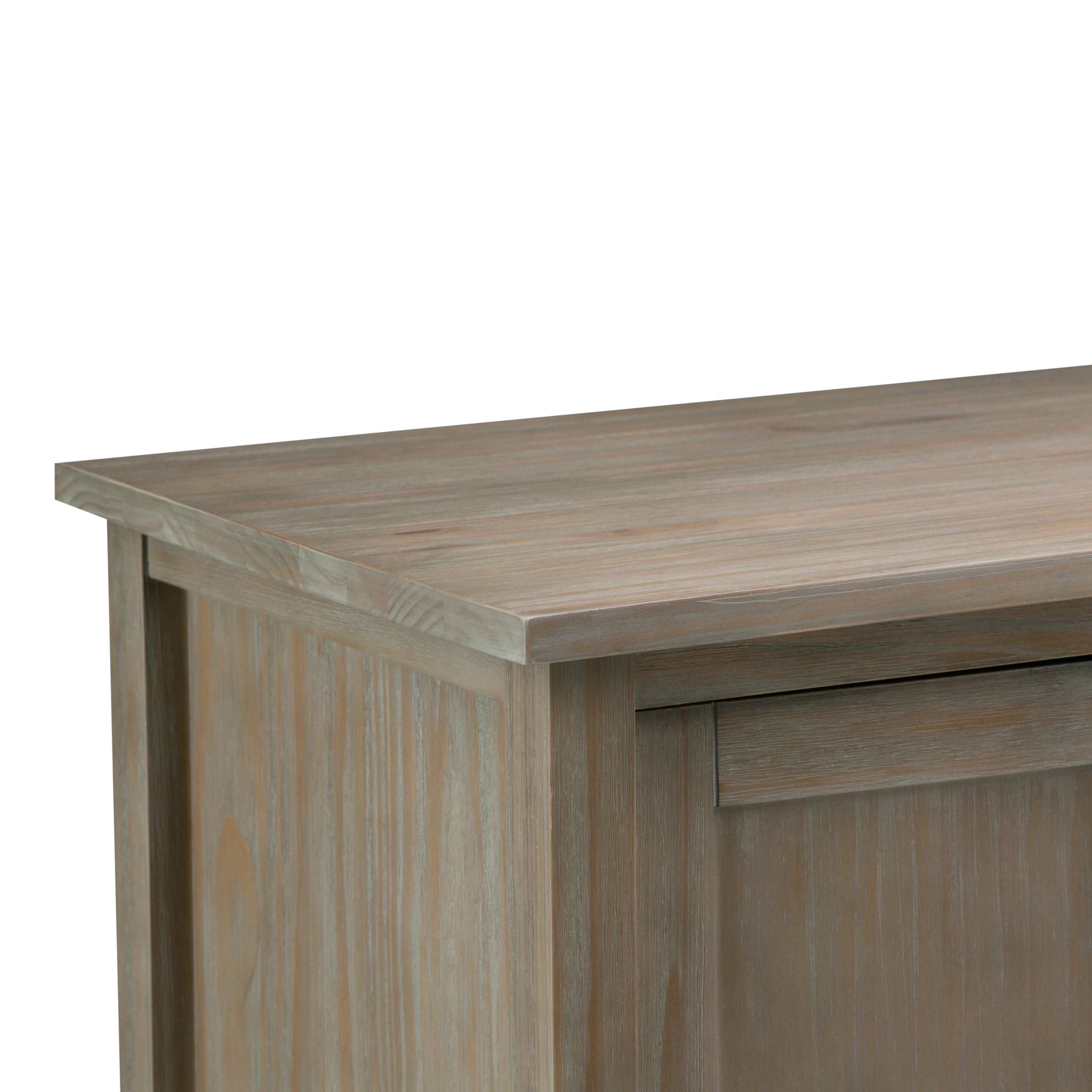 Warm Shaker - TV Media Stand - Distressed Grey