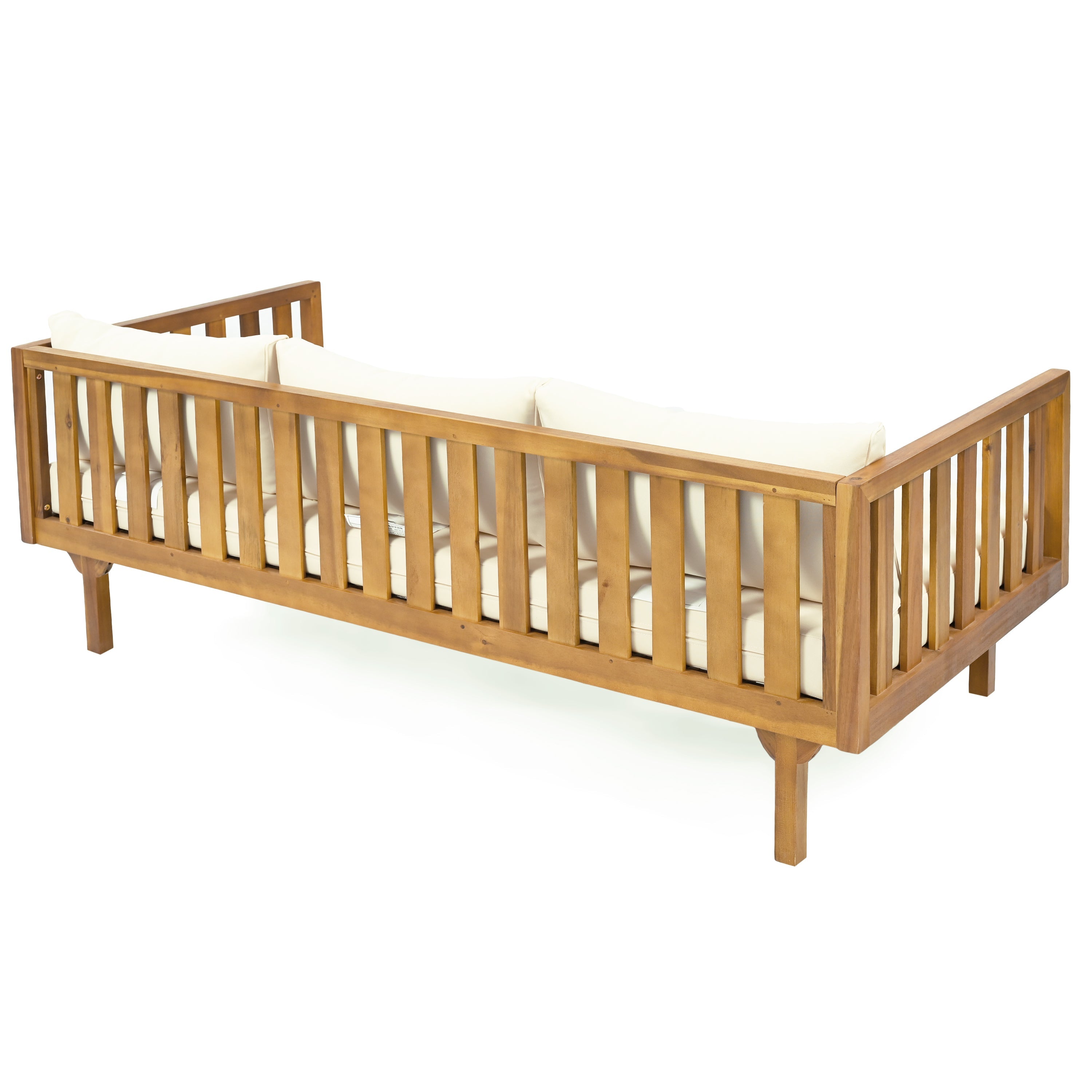 PATIO FURNITRE SETS : CLAREMONT 3 SEATER DAYBED + ACACIA WOOD TABLE
