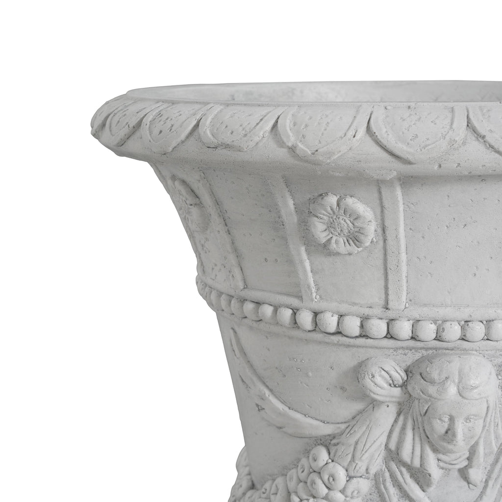 MGO Garden Urn, Light Grey, 23.75'' H