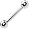 12G Straight Stainless Steel Barbell 1/2 5mm