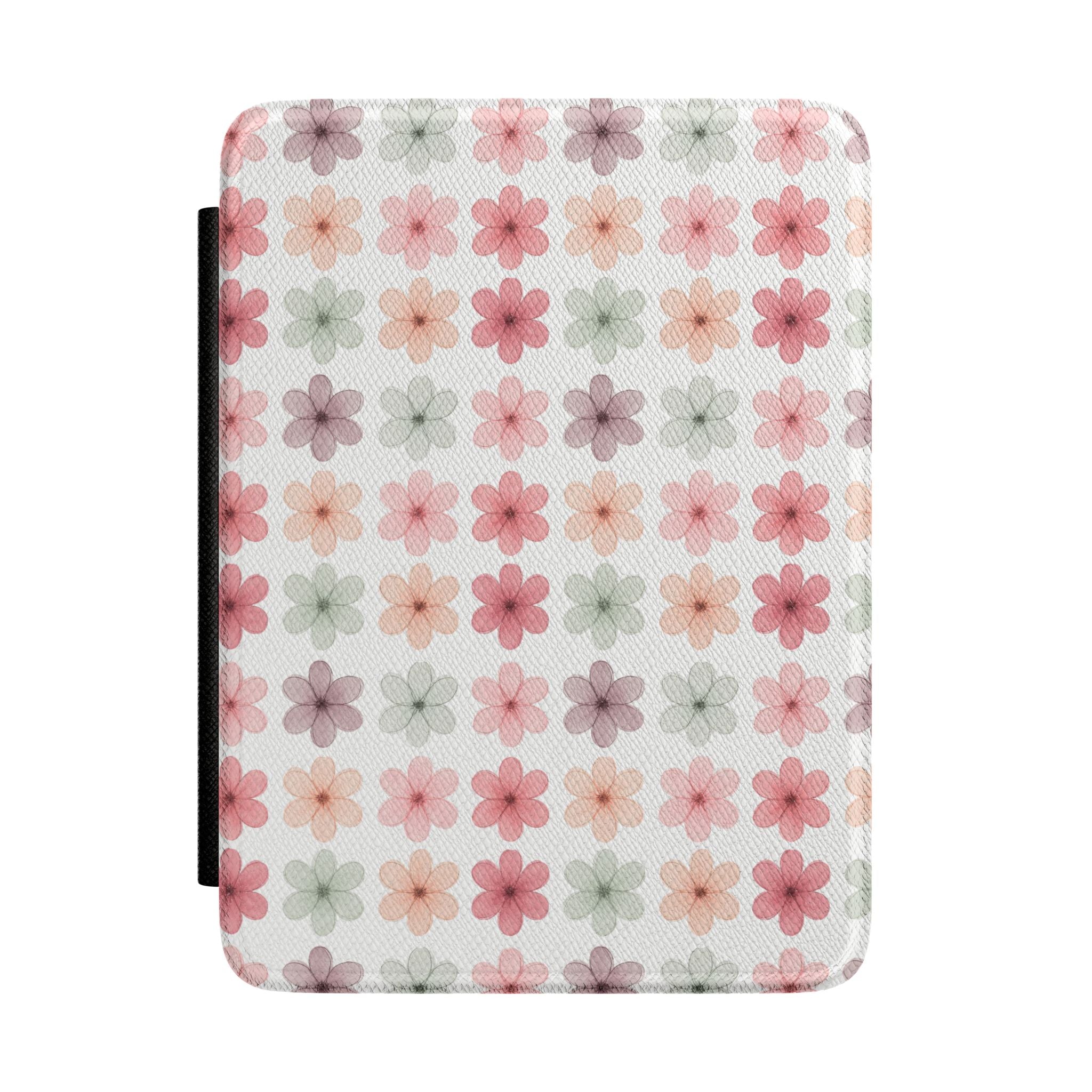 Pastel Rainbow Daisy Kindle Paperwhite Case | Vintage Floral E-Reader Cover
