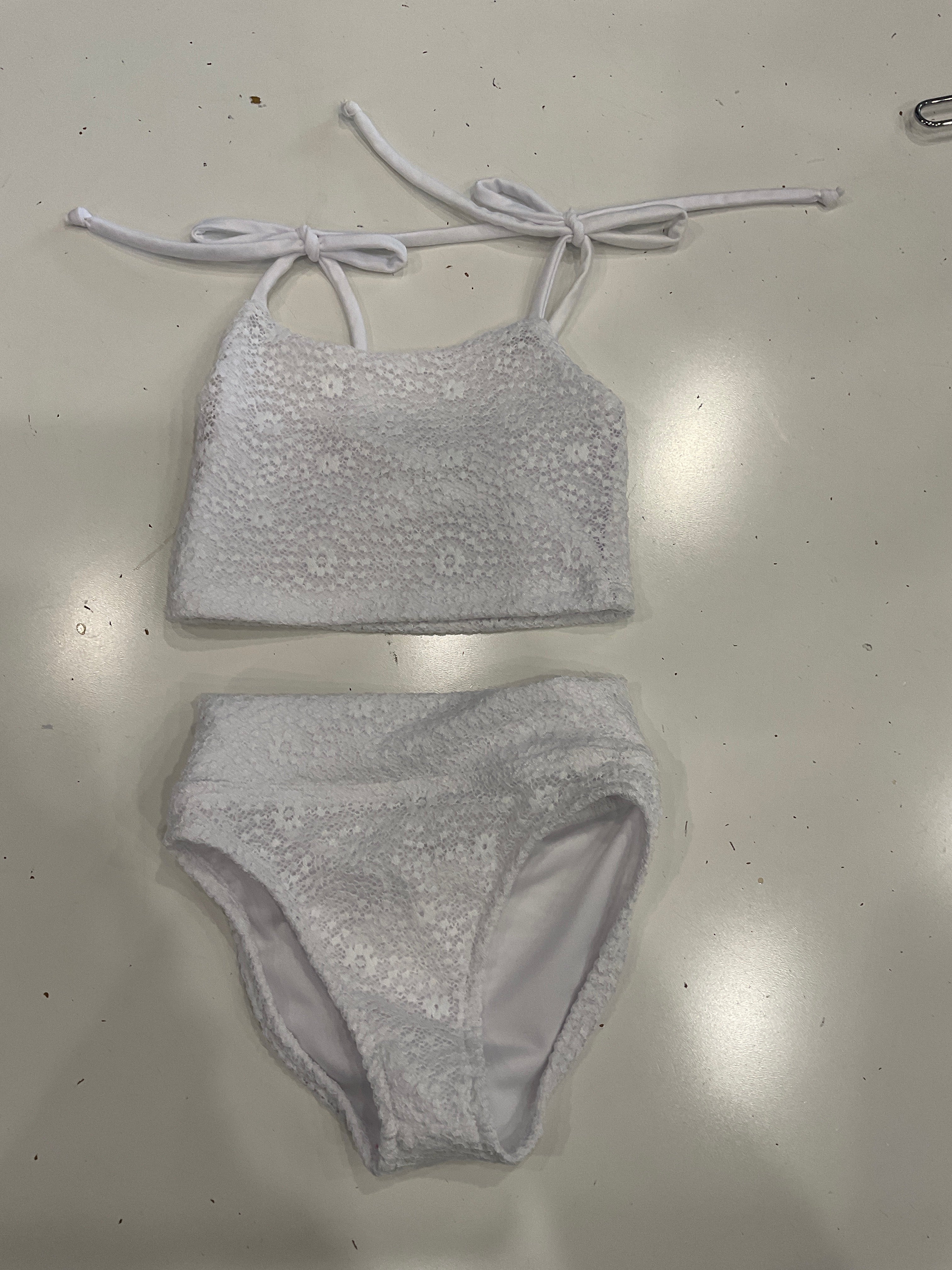 Let Tout Petit- white Bikini
