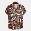 Printed Short Sleeve Casual Shirt