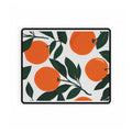 Orange Citrus Desk Mat | Retro Mediterranean Botanical Mouse Pad