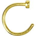 20G 5/16 Yellow Anodized Titanium Nose Hoop