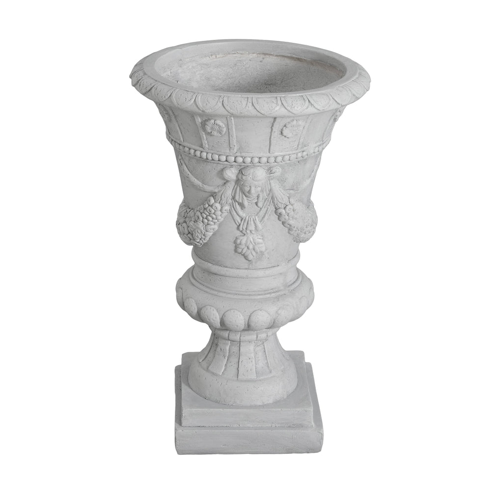 MGO Garden Urn, Light Grey, 23.75'' H